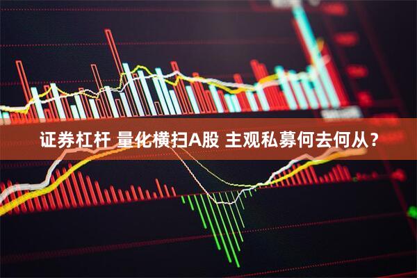 证券杠杆 量化横扫A股 主观私募何去何从？